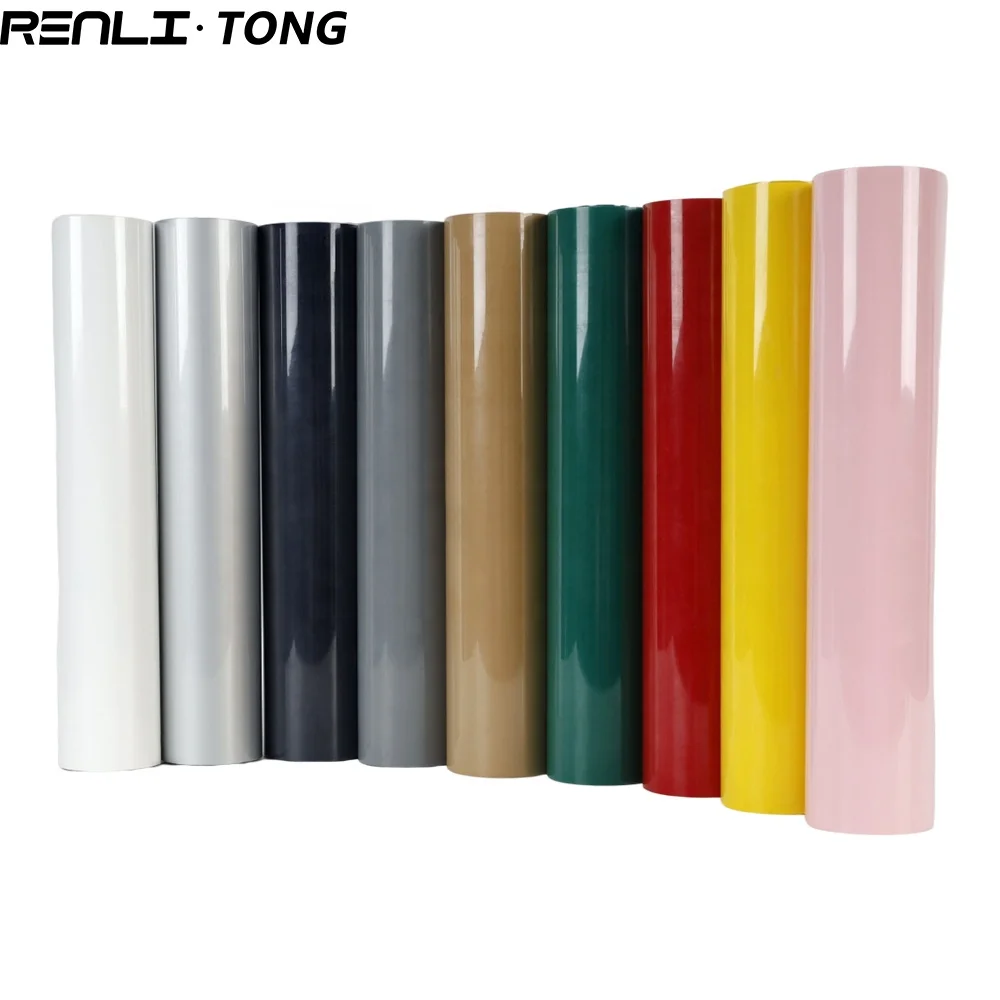 eco-friendly matte series pu  heat transfer vinyl thin roll nice stretchy well for clothing custom
