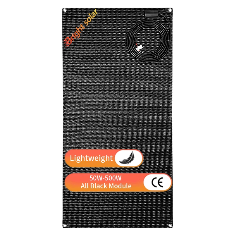 100w Semi Flexible Solar Panel Sunpower Cell Panel Solar For Motor Boat