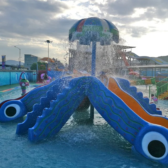 Aqua Park Equipment Octopus Fiberglass Water Slide