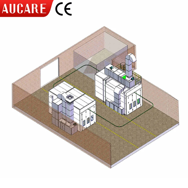 Good Filtering Effect Spray Painting Assembly Lines Preparation Rooms Car Preparation Rooms
