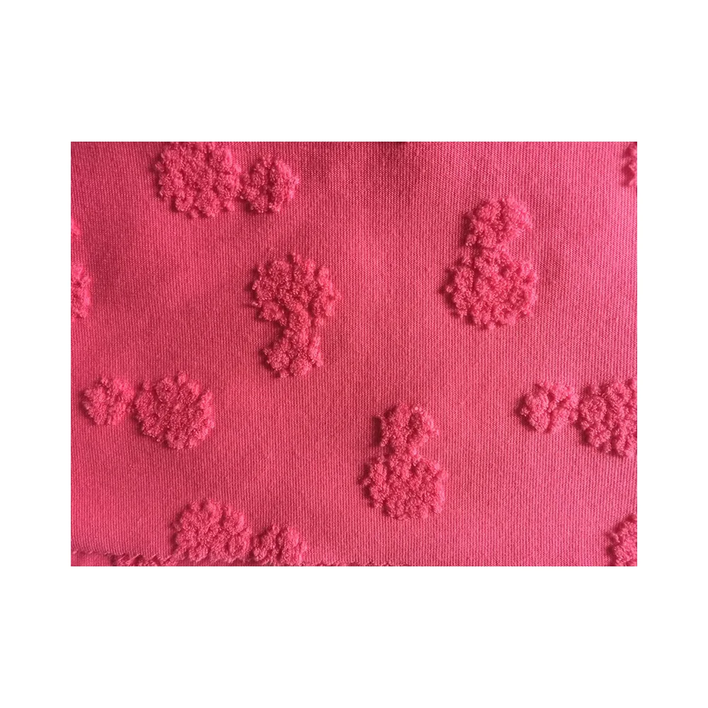 
Hot Sales Spandex / Polyester Jacquard Stretch and Comfortable Cotton Knitting Rib Fabric 