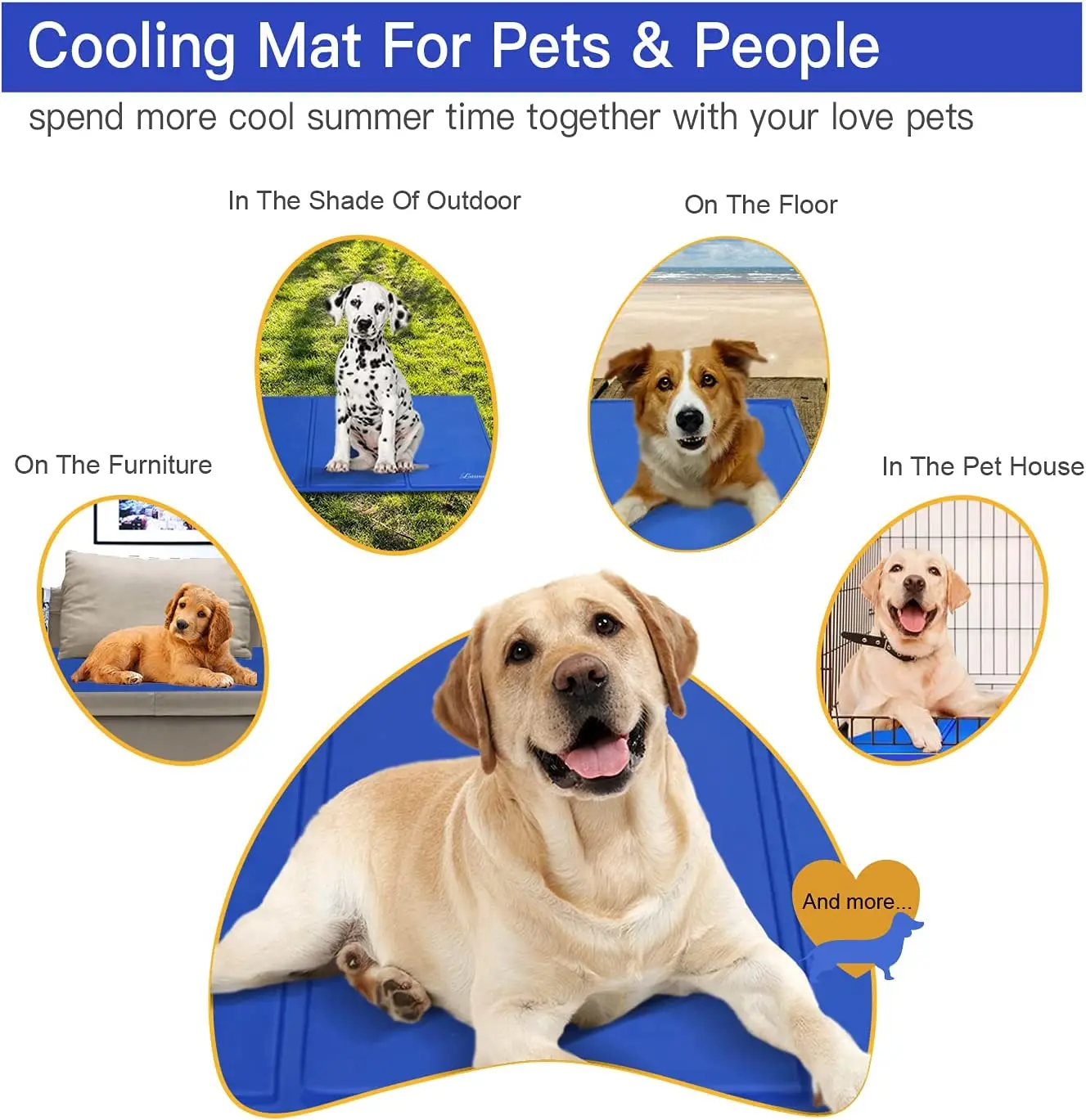Hot Selling Reusable Summer Keep Cool Pet Gel Dog Cooling Mat