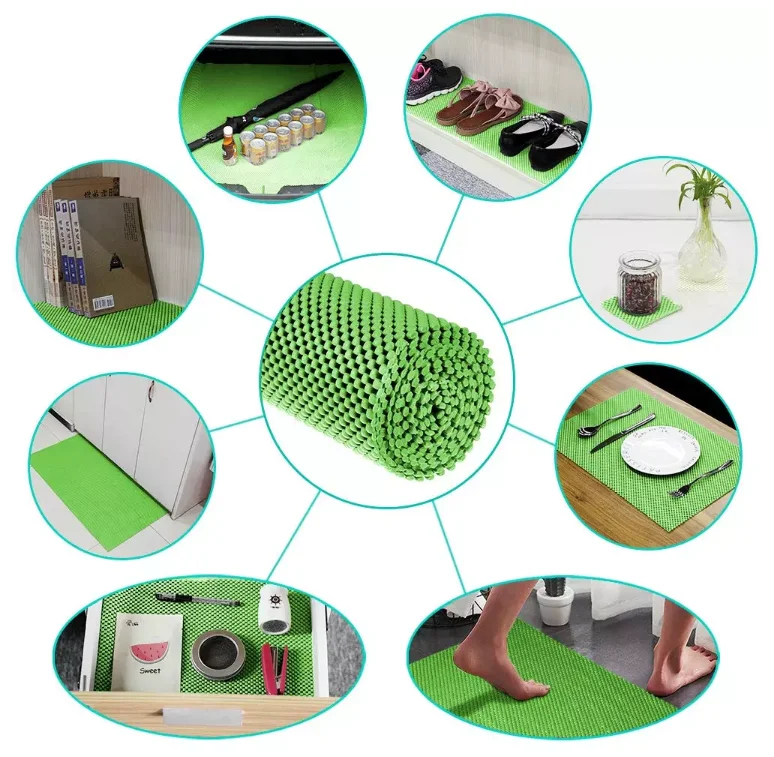 PVC foam non slip grip rug pad anti slip carpet underlay mat /Table Coverer Shelf Liner