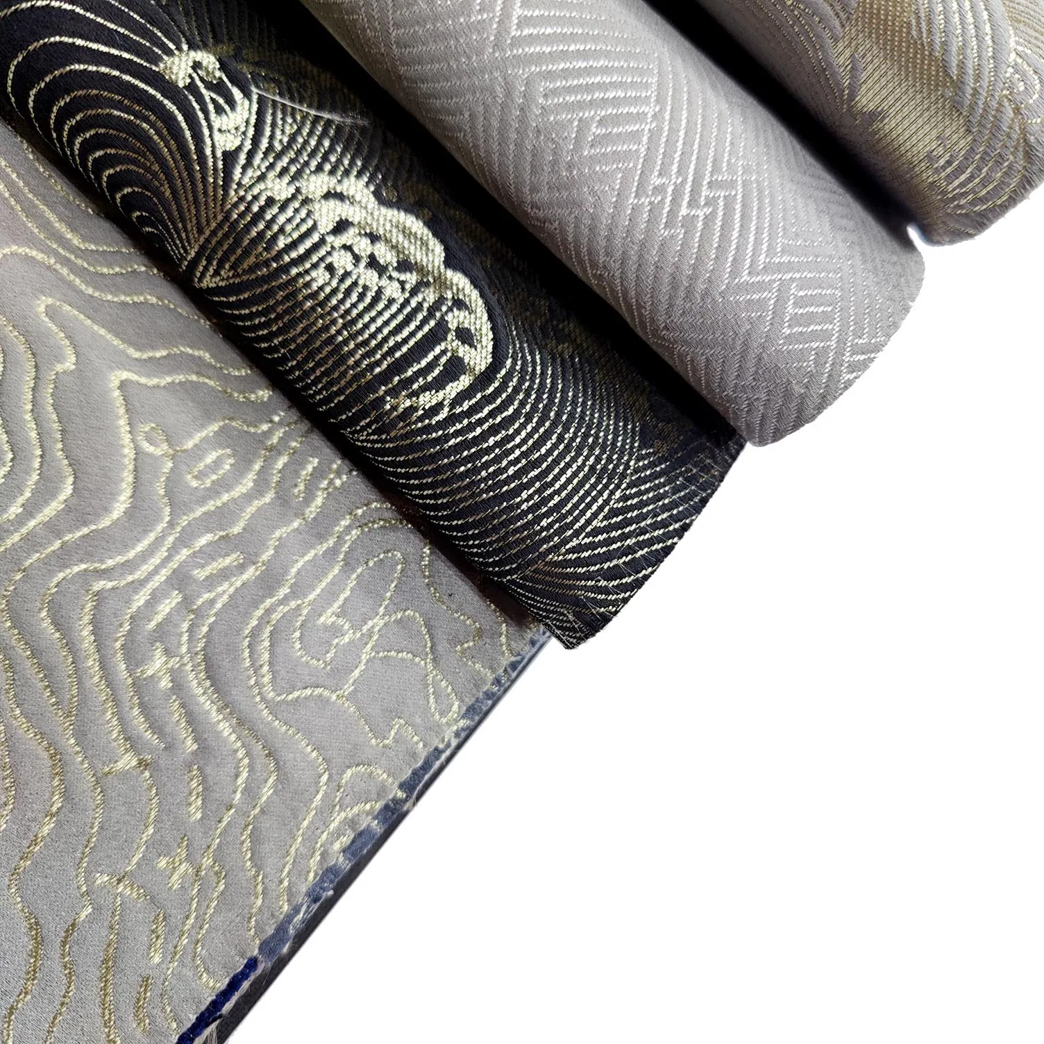 Bomar 100% Polyester Jacquard Home Decor Fabric Exquisite Floral Yarn-Dyed Luxury Curtains 280cm Stain Resistant