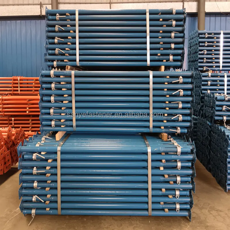 SANYE Процветающий испанский тип 40/48 48/60 леса регулируемая стальная опора цена Etais Metal Pour La Construct для строительст