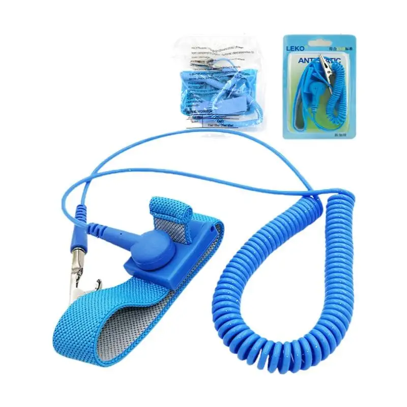 Elastic Anti Static Adjustable Wrist Band Antistatic Bracelet Anti-static Bracelets Grounding Cord ESD Wrist Strap