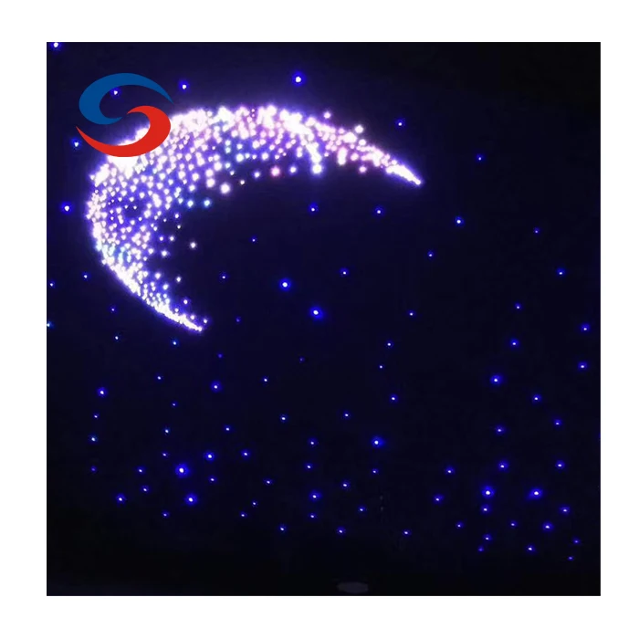 DIY RGB twinkle fibre optic lights ceiling star panels shooting star starry sky starlight panel