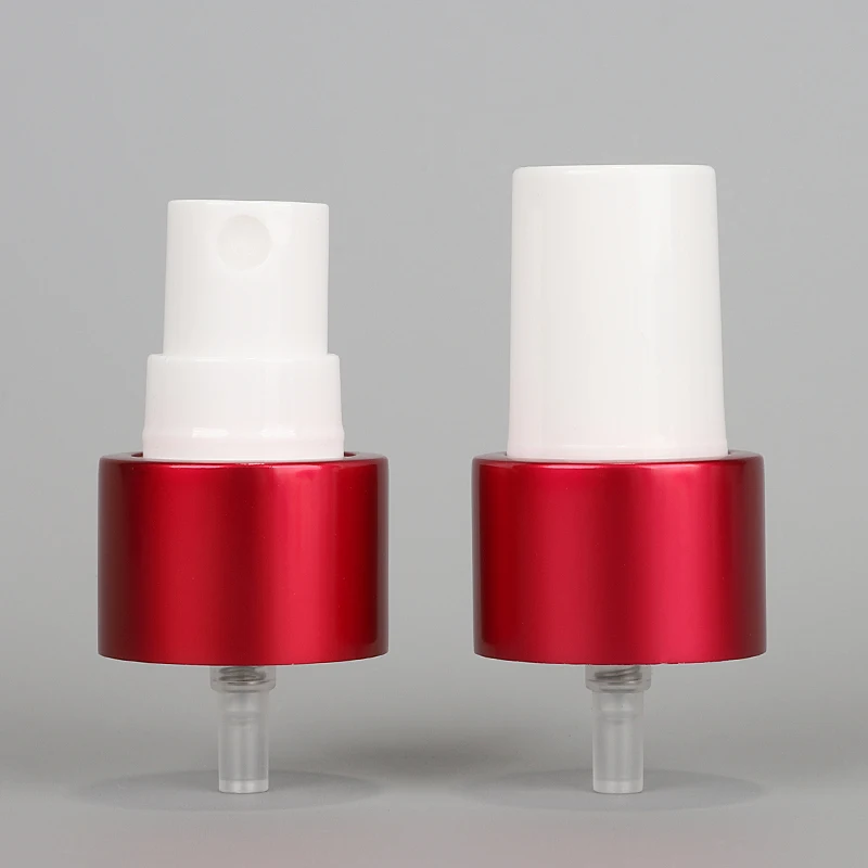Wholesale 24/410 28/410 20/410 Aluminum red color Fine Mist Sprayer Pump Spray Head Use For Cosmetics