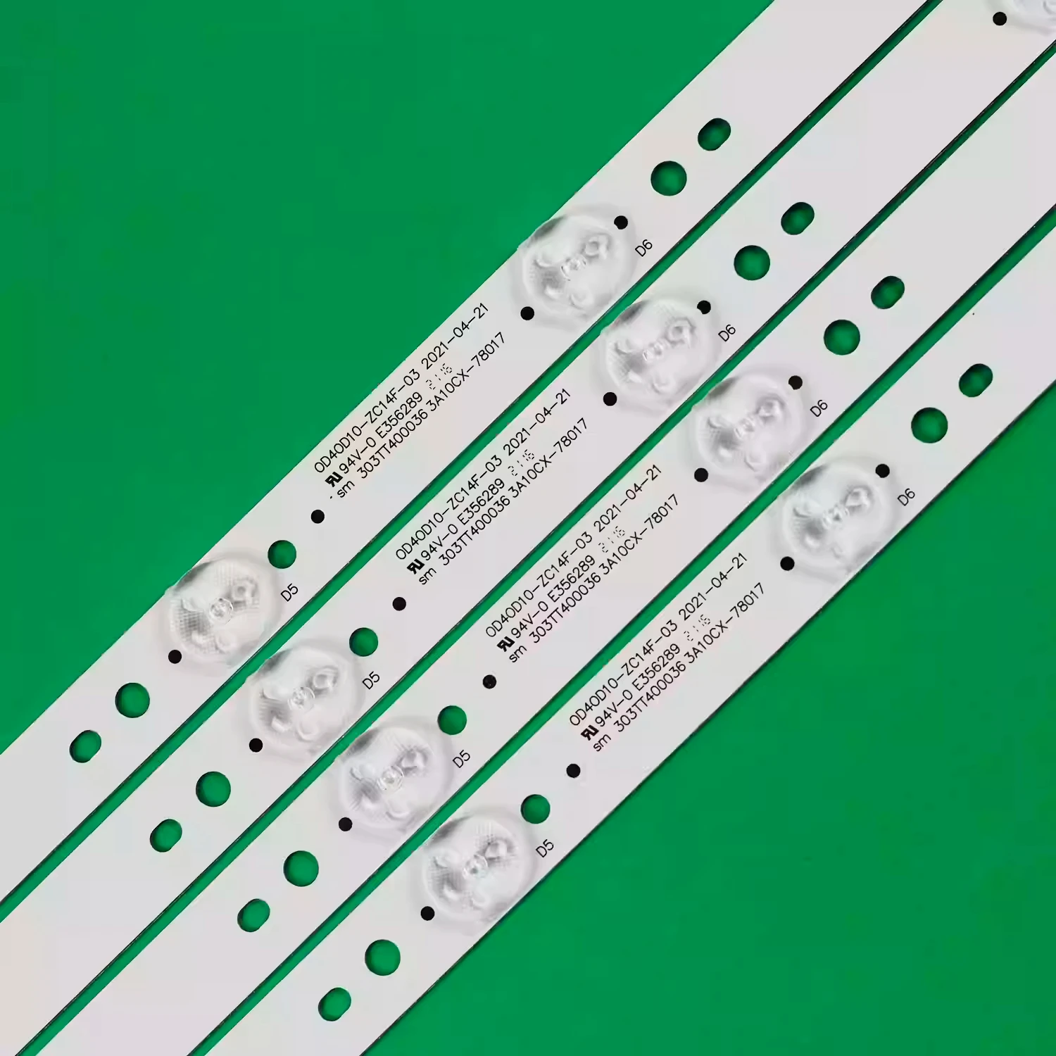 HX-NO.852 LED backlight OD40D10-ZC14F-03 OD40D10-ZC14F 303ME315032 303TT400036 For L40F3302B LE40F16 tv repair