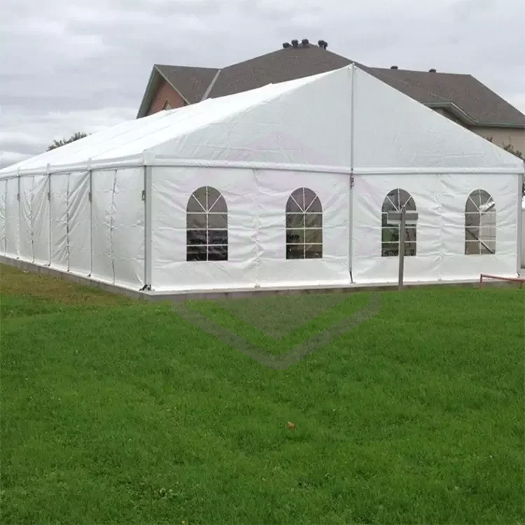 2024 Africa Hot Selling 200 300 500 1000 Seats Aluminum Indoor White Church Wedding Party Event Marquee Tents with Window