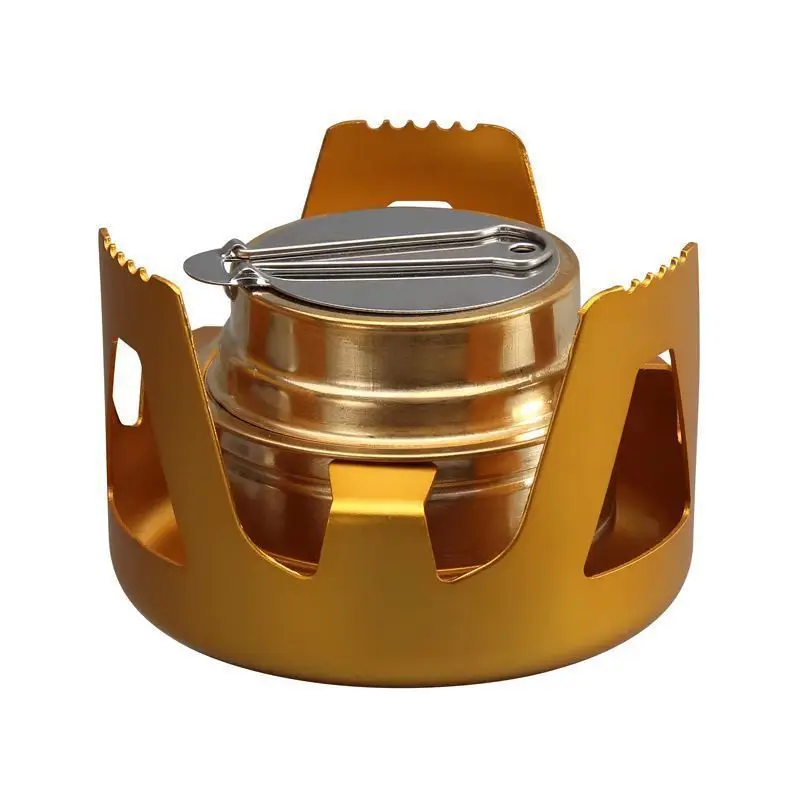 Jetshark Outdoor Camping Hiking Lightweight Stove Portable Alcohol Stove Mini Alcohol Stove Set
