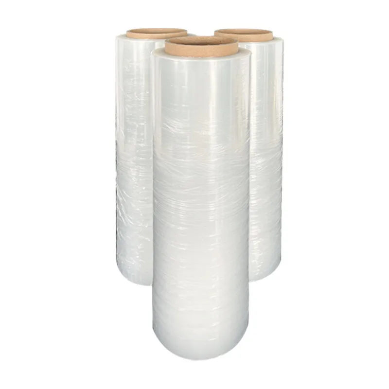Factory Price Soft Plastic Bale Wrap Films Roll Pallet Packing Transparent Wrapping Stretch Film
