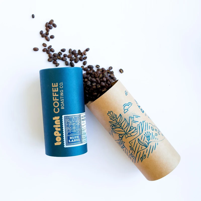 Airtight Cookie Boxes Packaging Custom Logo Cardboard Biscuit Paper Tube Food Grade Container With Window