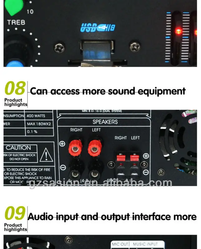 2021 L/C производитель OEM ODM поставщик караоке усилитель с CCC