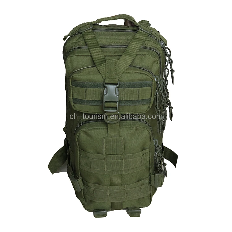 Small 25L Lightweight Tactical MOLLE Bag Outdoor Travel Daily Use Rucksack Pack Water-Repellent Hunting Hiking Climbing Backpack