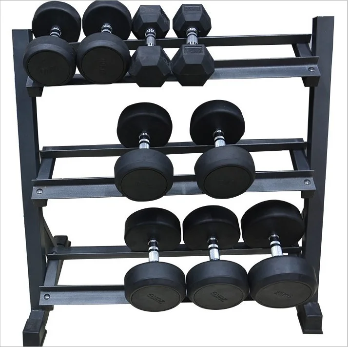 
Made in China wholesale dumbbell set with rack 
