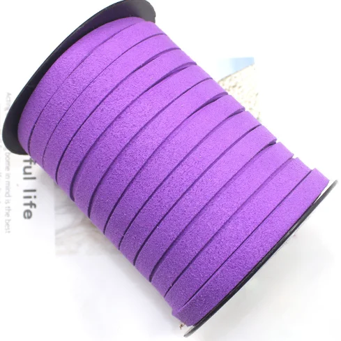 
Wholesale 8mm flat faux suede leather cord for making bracelet and necklaces 