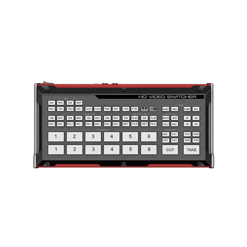 Atem Mini pro alternative Portable Oton Geek S06-B multi camera auto Video Switcher Mixer for church live streaming
