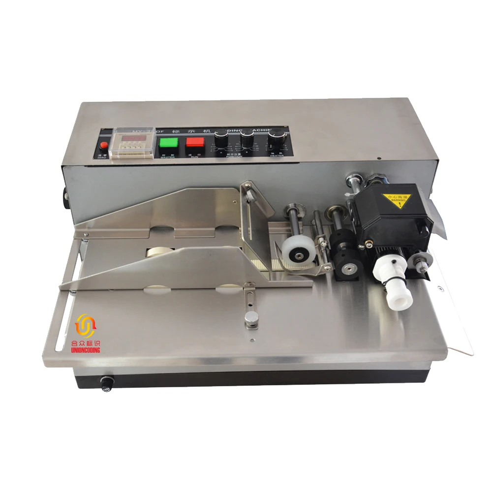 expiry date stamping machine  my-380f high speed ink roll coder solid ink roller coding machine