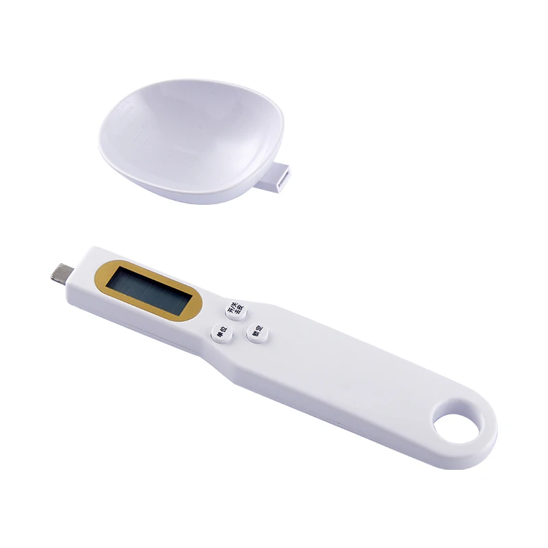 Weight Measuring Coffee Food Scale Plastic Electronic Kitchen Scale Spoon Portable ICD Display Digital Kitchen Scale