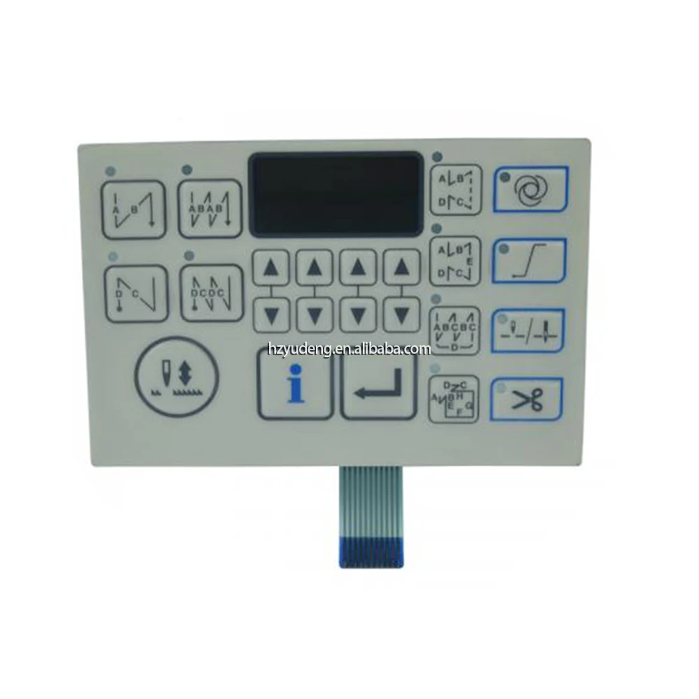 Hot sale All-in-one sewing machine button panel film for juki