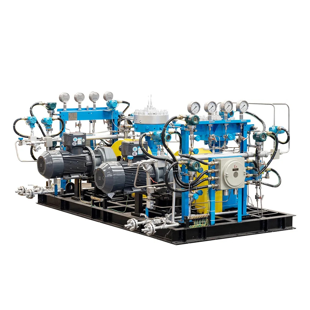 High Pressure 400bar Helium Hydrogen Gas Diaphragm Compressor