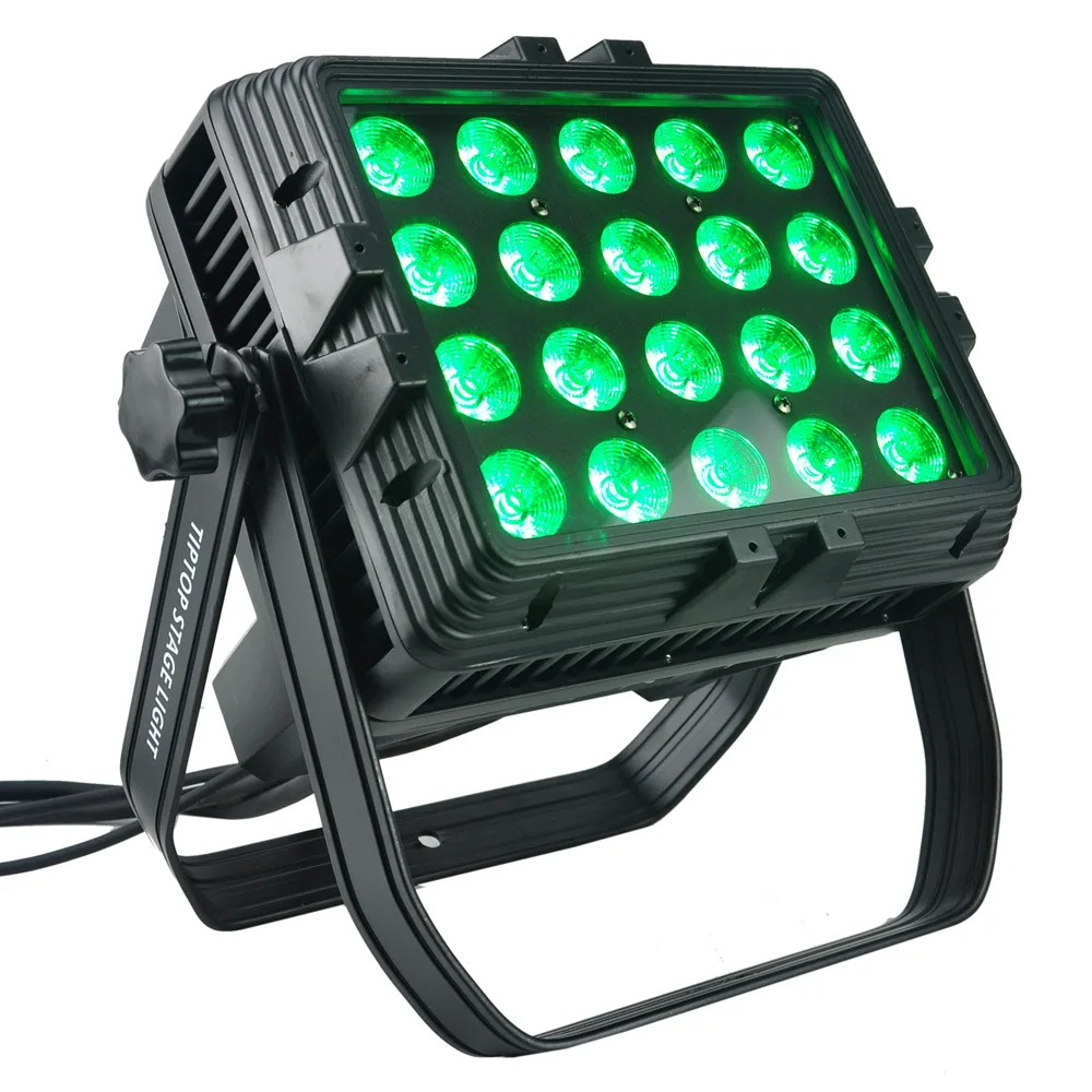 IP65 waterproof Stage Events Light 20x18w led city color light RGBWA UV 6in1 led city color wash wall washer led flood light