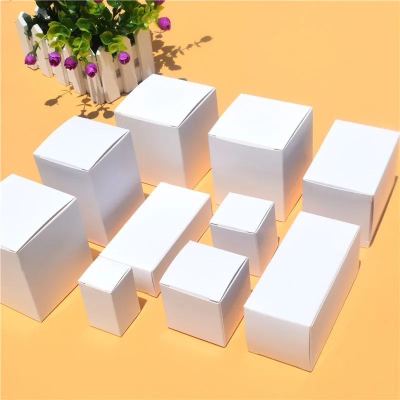 OEM Custom Logo Corrugated White Boxes Gift Shipping Paper Box