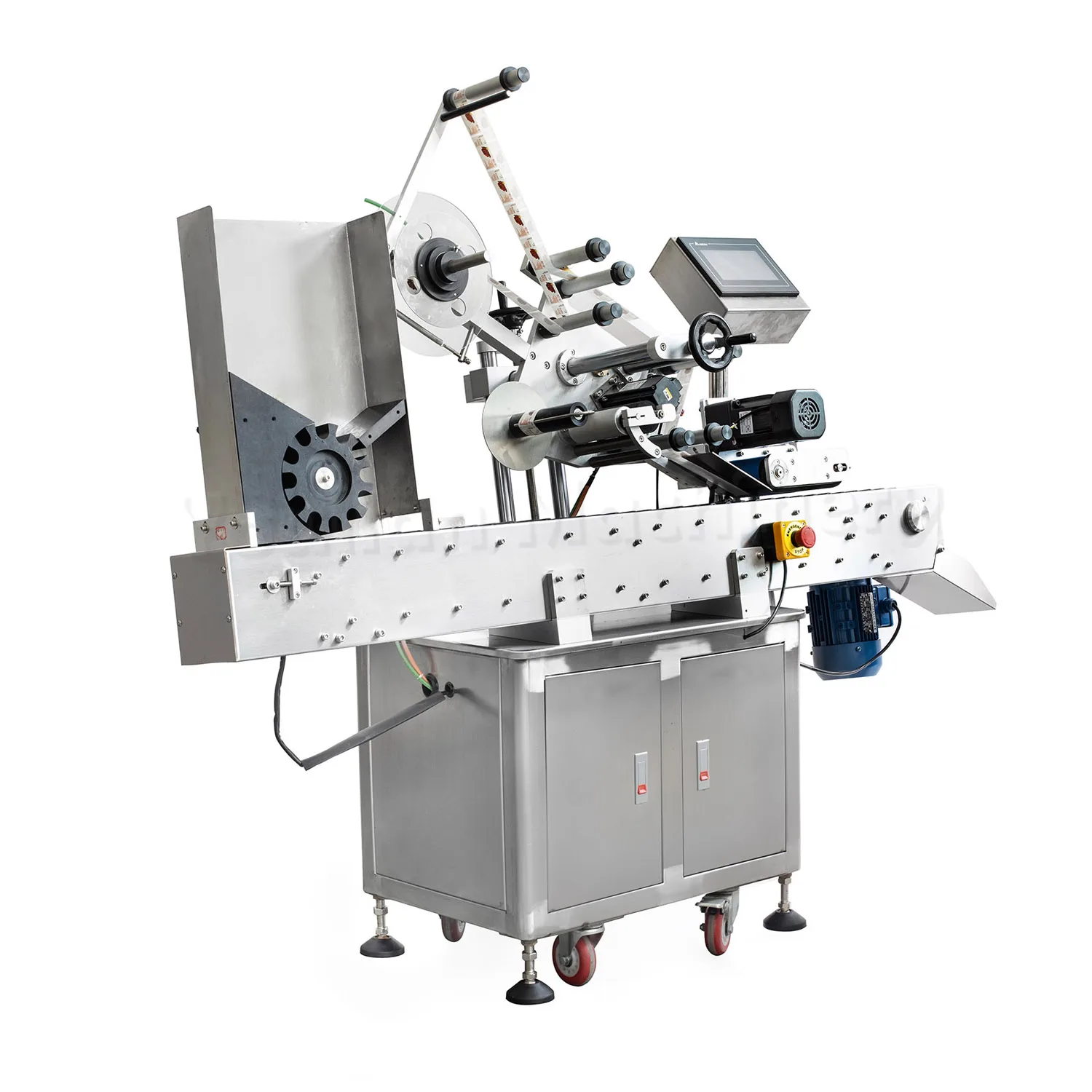 MT-300 Automatic Medicine Syringe Ampoule Label Applicator Tube Labeling Machine for Paper Test Bottle Tube