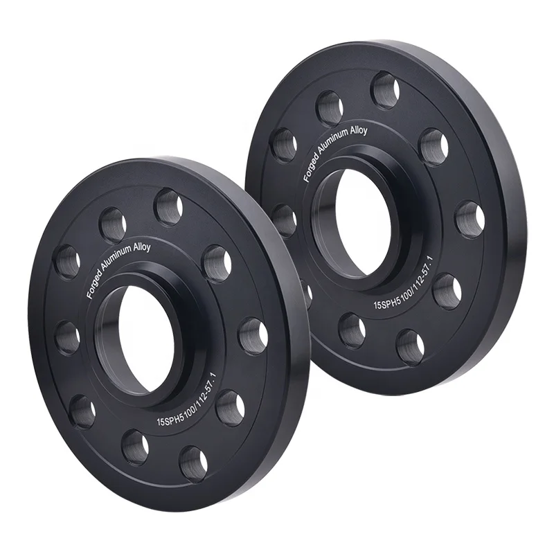 2Pcs 15mm Car Wheel Spacers Wheel hub flange For Audi A1 A2 A3 A4 A6 A8 TT ALLROAD Quattro Separadores