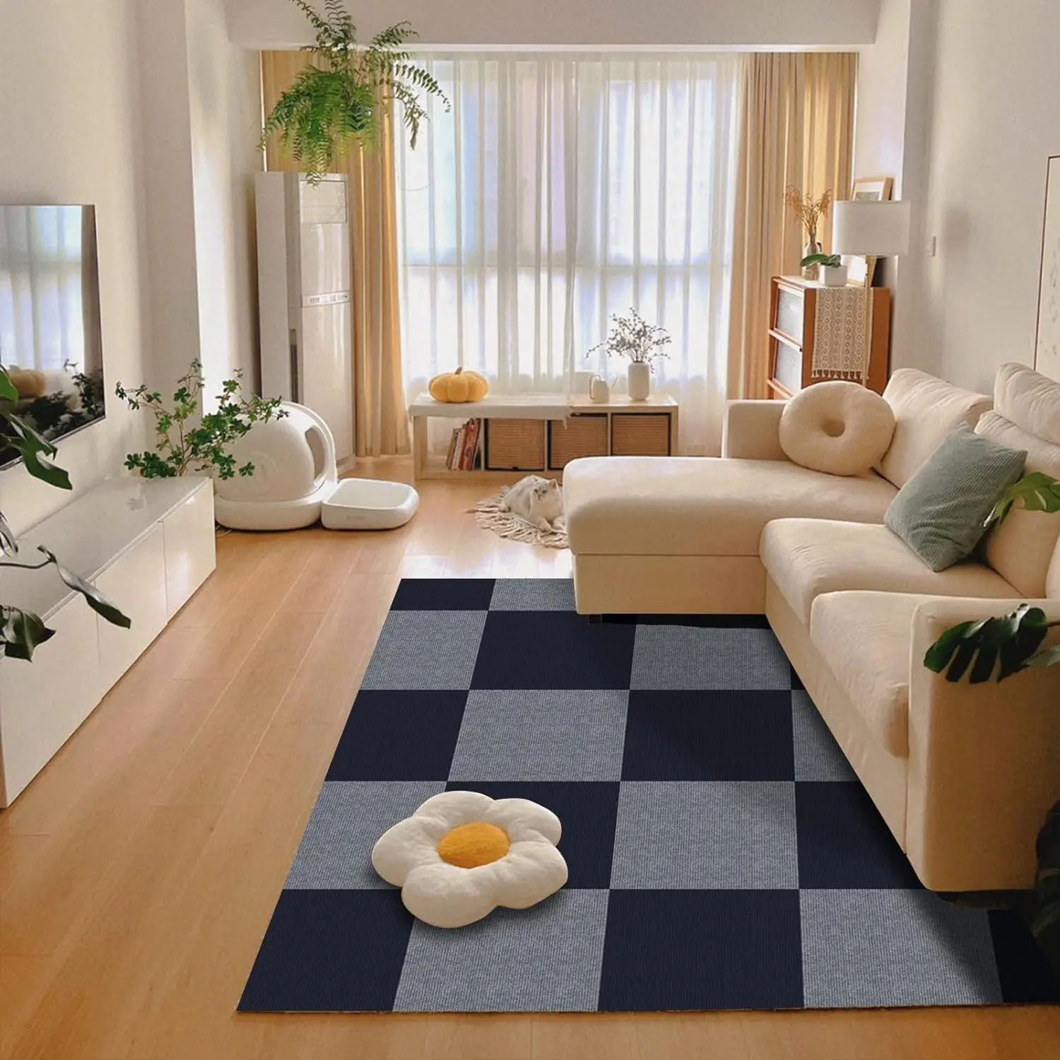 Commercial Office Hotel Corridor Fire Retardant Carpet Tiles Square PVC Backing Machine Made Polyester Rugs Carpet Tiles