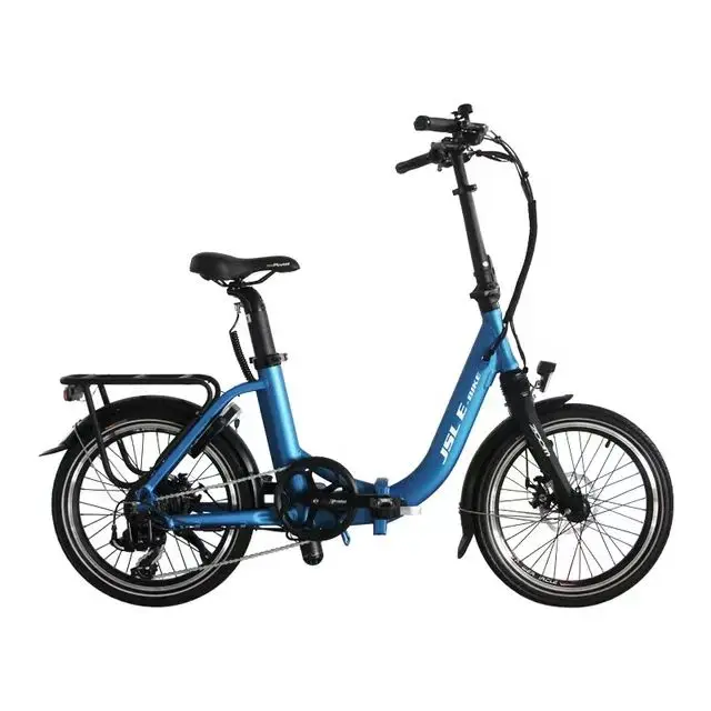 SL-E20104-7S Shimano  Aluminum Alloy Folding E Bike Road City Street Leisure LADY Bicycle