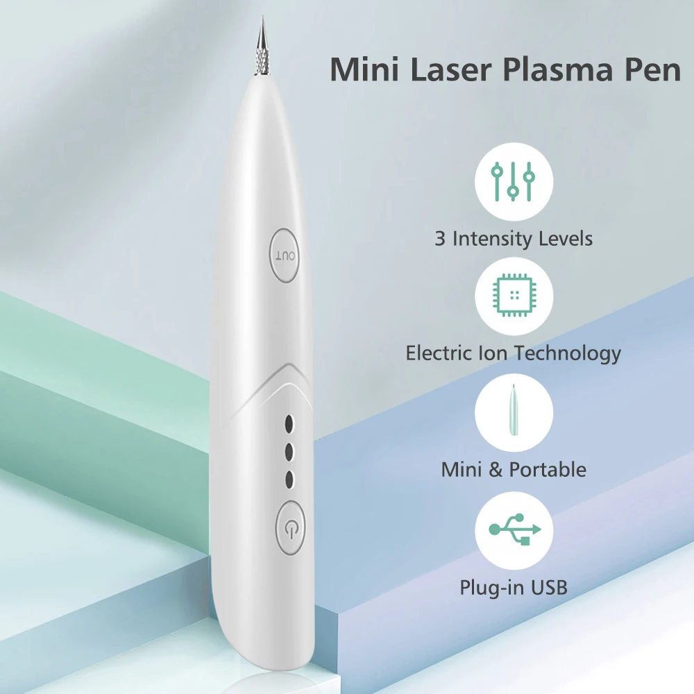 Professional Plasma Pen Skin Tag Remover Mole Tattoo Warts Black Dots Papilloma Spot Face Blemish Freckle Removal