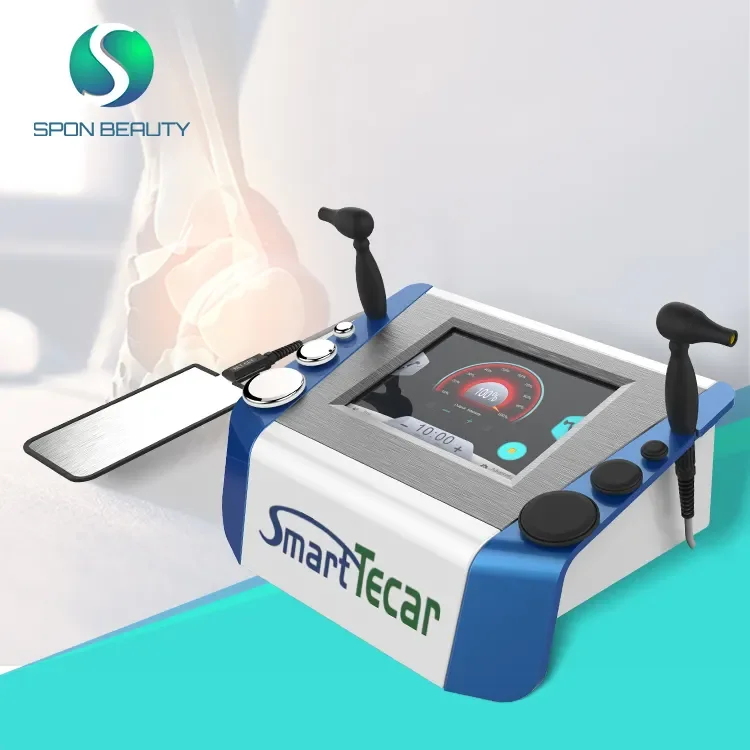 448KHz Smart-tecar CET RET Pain Relief Tecar Physical Therapy Physiotherapy diathermy slimming machine1
