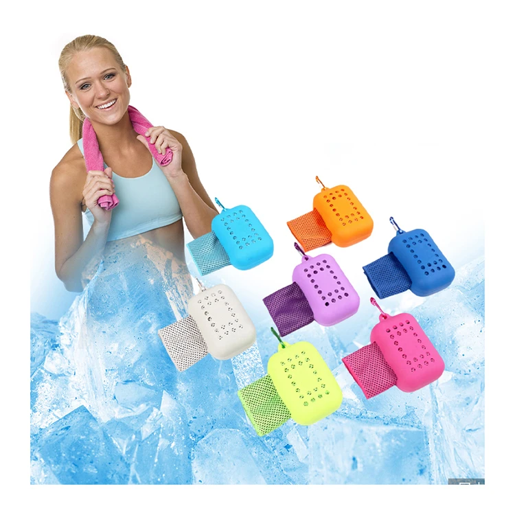 30*100cm Towels Microfiber Sports For Cool Comfort During Exercise Cooling Towel For Silicone Case