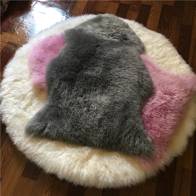 Длинный ковер для волос, домашняя декоративная Однослойная овчина