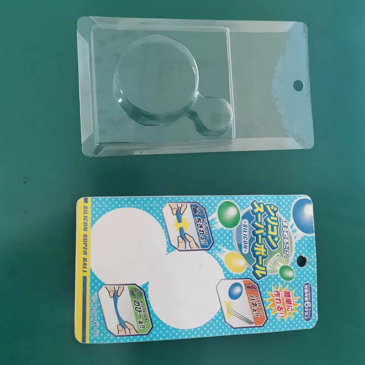 Folding Hang Plastic Packaging with Papercard