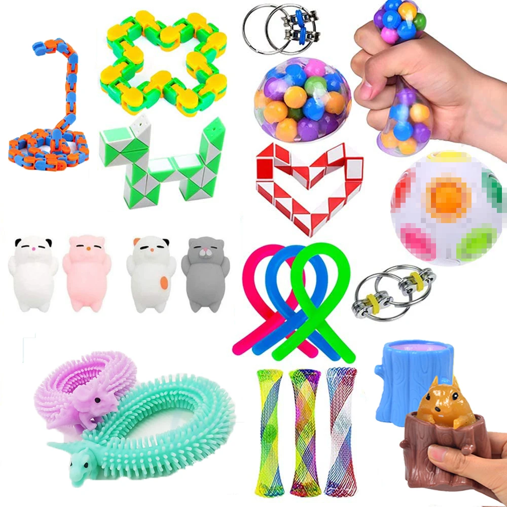 21 pack bundle sensory kit fidget toy set