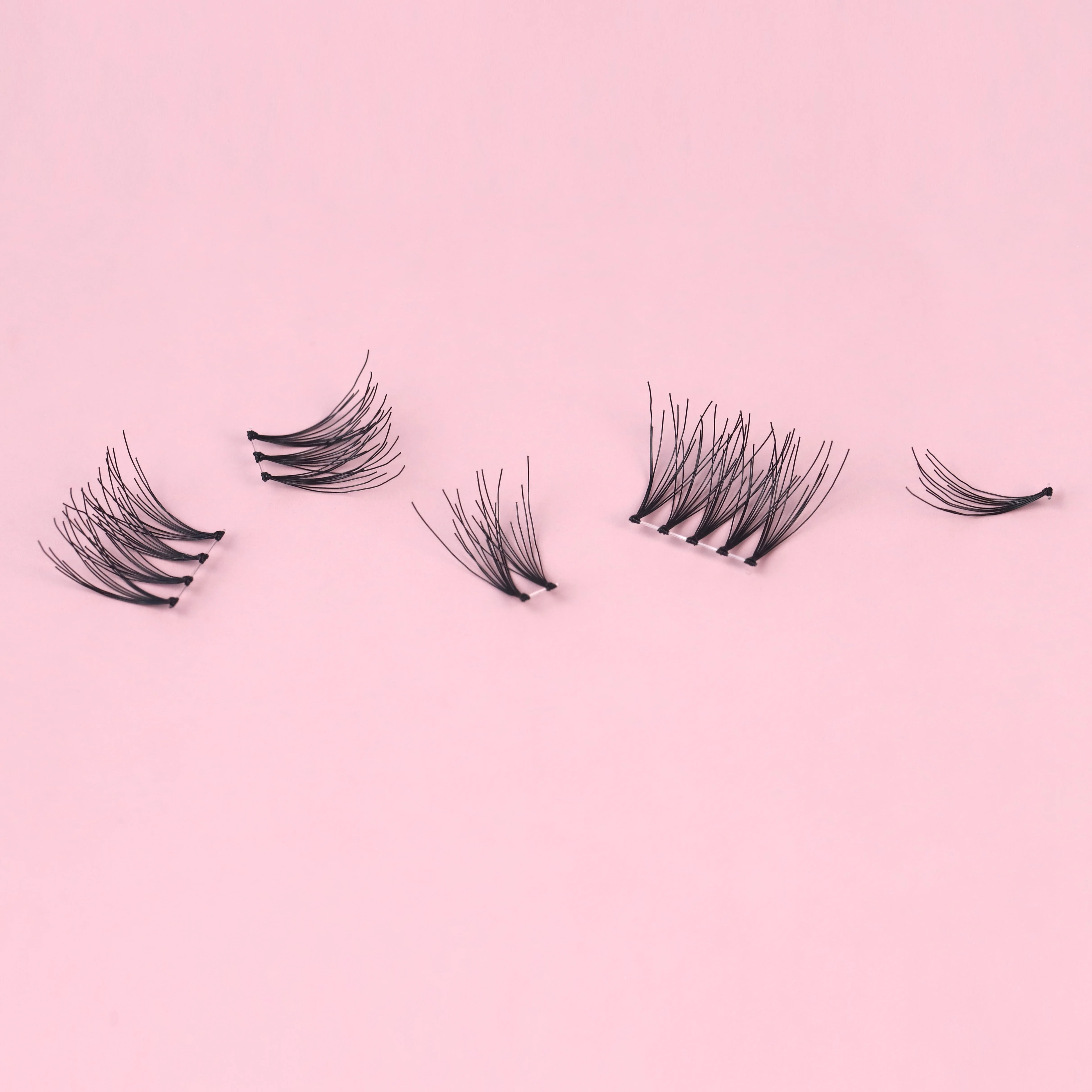 Hot Sale Pre Made Fan Lash Extensions Volume Flare Eyelash Knot Faux Mink Individual False Lashes Cluster Eyelash