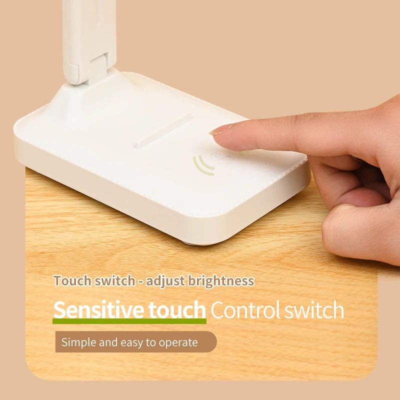 Eye protection desk lamp with pen holder for reading, charging, plugging in, dormitory bedroom, reading desk lamp