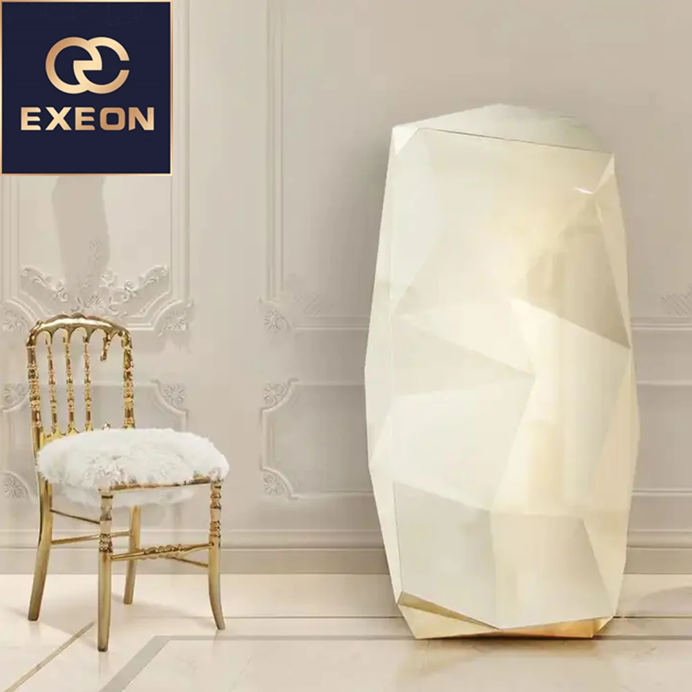 Modern Luxury Restaurant Chairs Dining Room Copper Made Luxury Danish Golden Wool Dining Chair New Fashion Velvet Seat Chairs