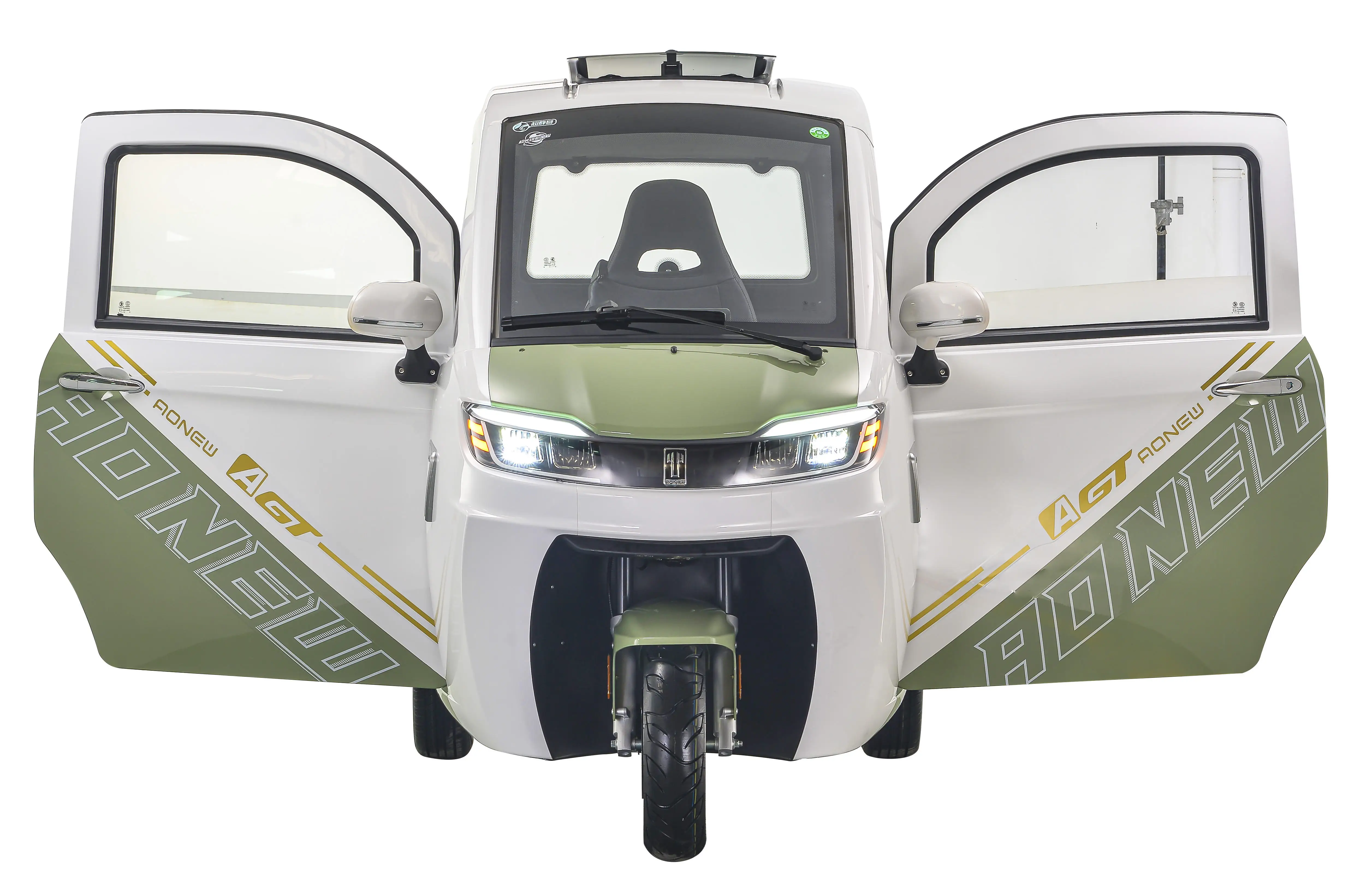 2023 New Design Enclosed Body Electric Tricycle 3 Wheels Tricycle Cabin