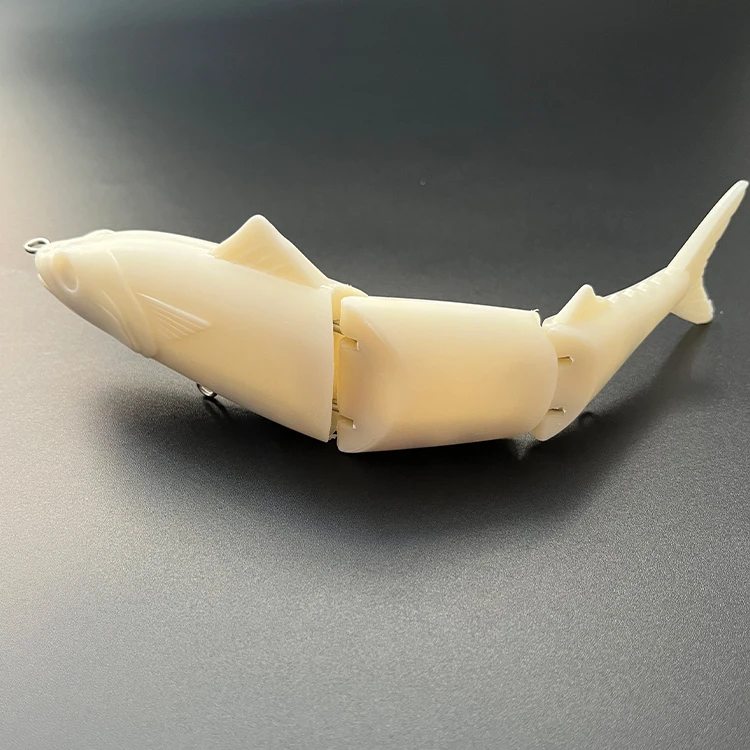 High Quality 23cm 104g Unpainted Mackerel Lure Swimbait 4 Segmented Fishing Lure Swimbait Blank For Bass Fishing