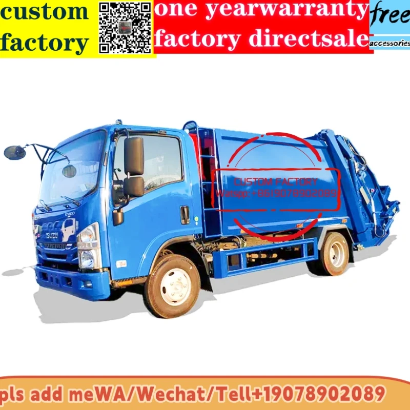 manual China Factory price Mini Garbage Collector Compressed Truck 4x2 Waste Collection Truck Garbage Compactor Truck