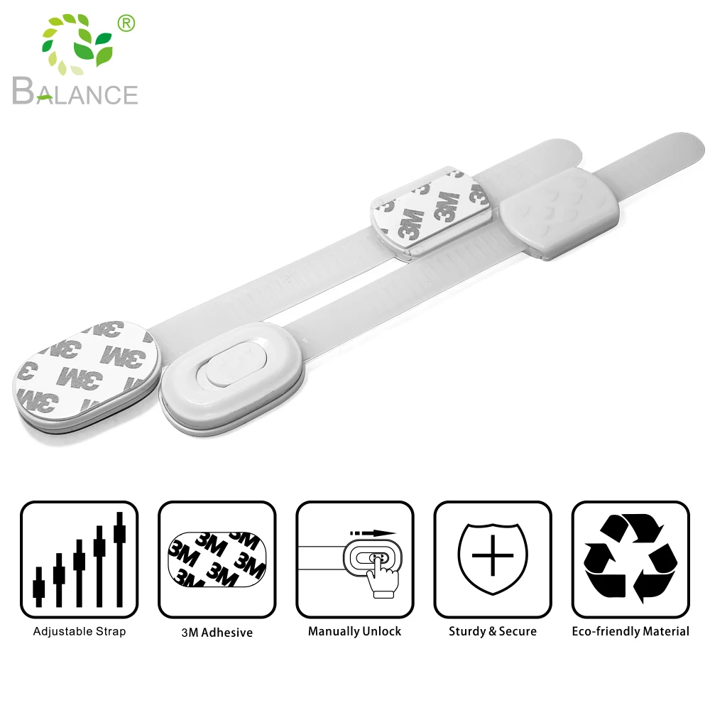Household sundries baby safety plastic lock clip child safety cabinet lock closure