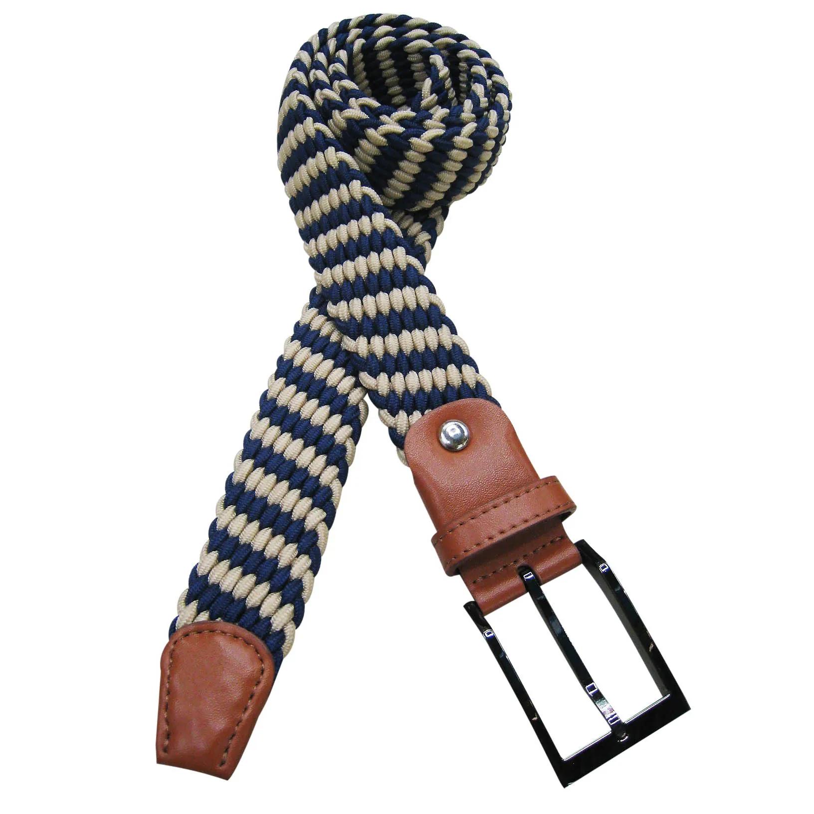 leather casual fashion plaited gentleman belt