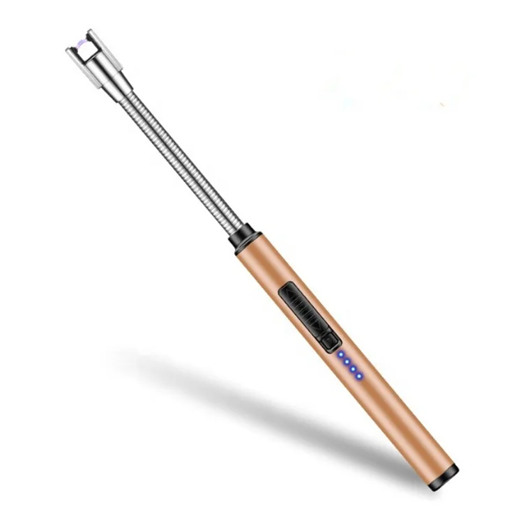 Realsin  Candle Lighter with Long Neck Electric Arc Lighter Windproof Rechargeable USB Flameless Lighter