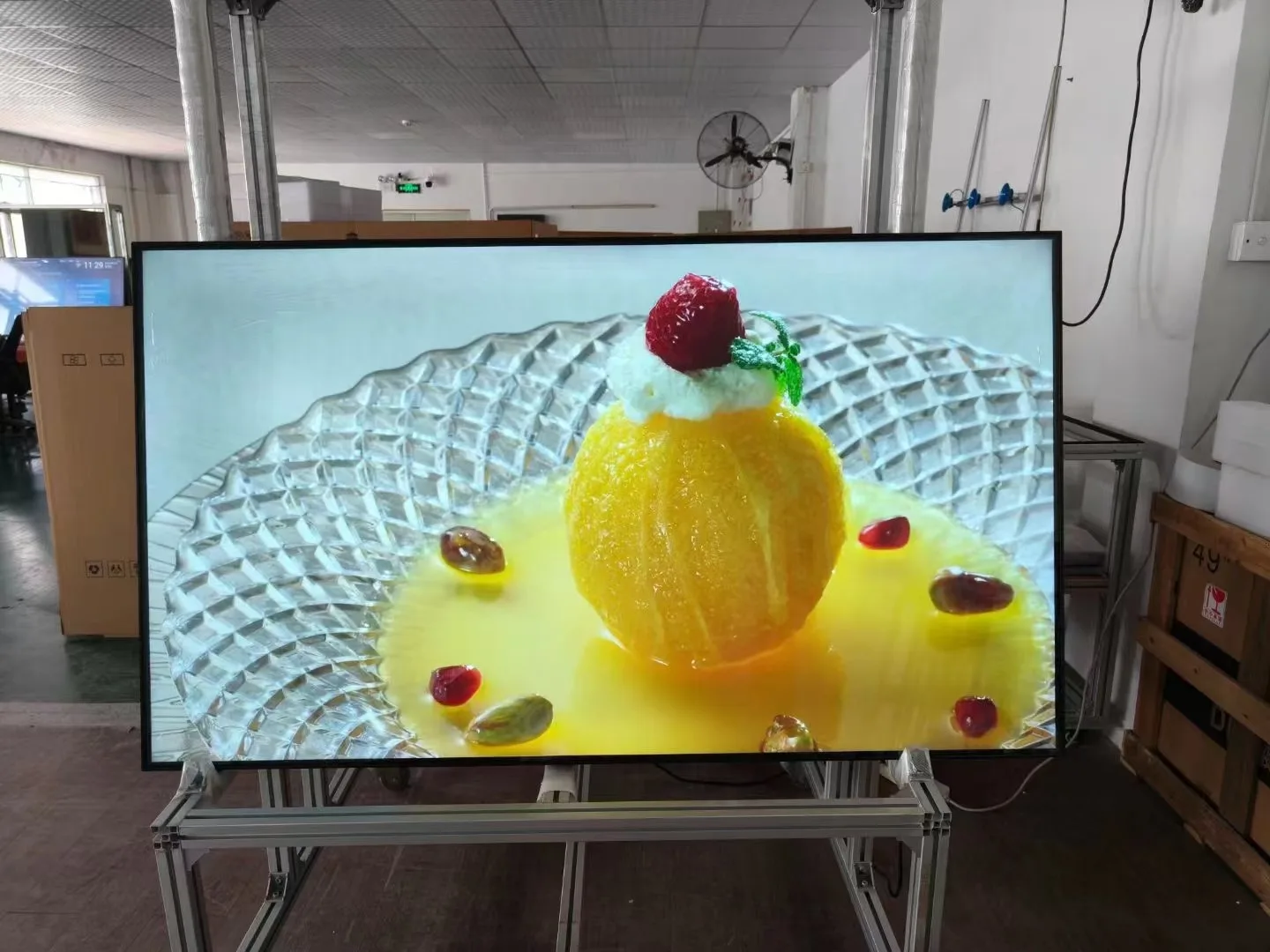 65 дюймов Digital signage и дисплей ЖК-панель LC650EGF-FKM1 поддержки 3840(RGB)* 2160 670 nits ЖК-дисплей рекламный экран