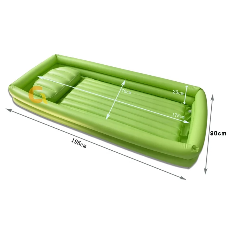 bedside body washing disable inflatable bathtub medical bathing pool
