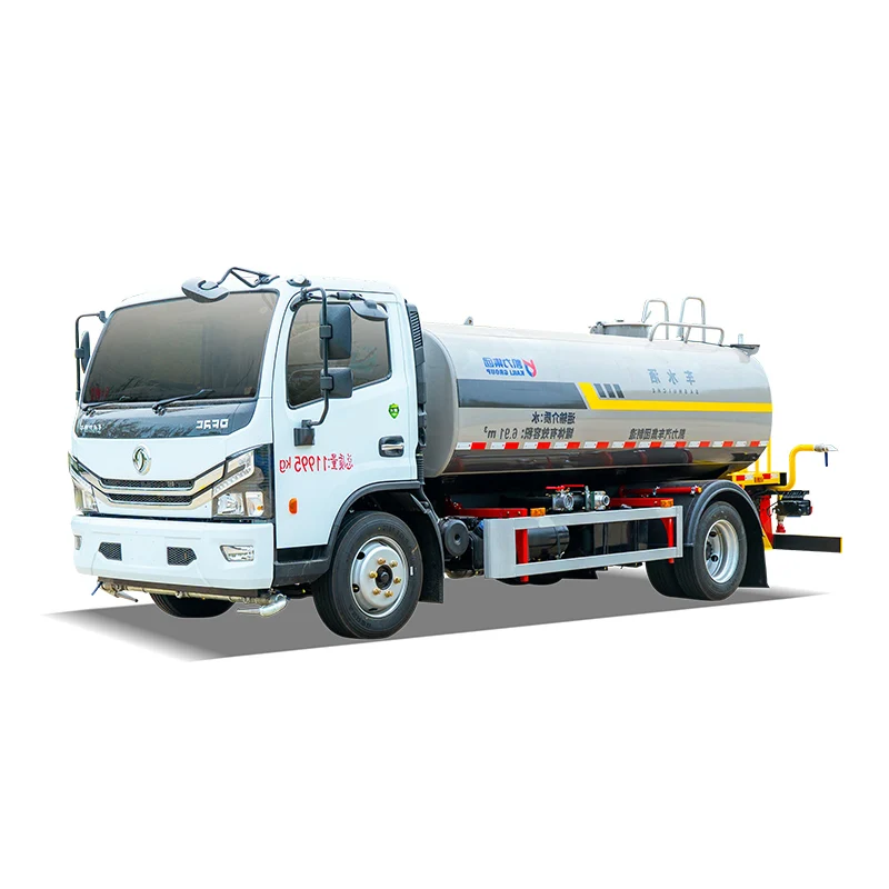 China Dongfeng 6*4 Water Sprinkler Tanker Truck 8 Ton Water Tanker 4x2 Dongfeng Truck 8000 Liter Water Tank